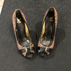 Sheikh leopard pattern heels